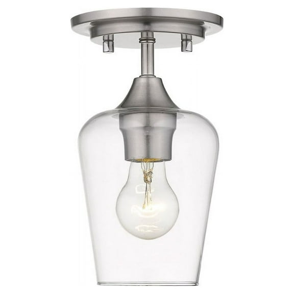 Z-Lite 473F1-BN Flush Mounts Brushed Nickel Steel Joliet