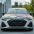 thumbnail image 2 of Uorisanigo Fantasy Dolphin Hood Cover Portable Washable Hood Covers for Cars Removable Protector for Car Hood Universal Fit Most Automotive Sedans Trucks Pickup SUVs, 2 of 7
