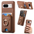 thumbnail image 1 of Case for FOXDOCK Google Pixel 8A , Leather, Bear Ring, Card Holder, 1 of 4