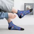 thumbnail image 6 of Uemuo New-York City Printed Crew Socks, Moisture-Wicking Socks, Athletic Socks for Men Breathable Cushion Socks Casual Sport Socks for Running Traveling, 6 of 6
