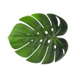 thumbnail image 1 of Alfombrilla antideslizante con diseño de hojas de palma tropical en color verde - Ideal para mesa de comedor, cocina o picnic (39x46cm), 1 of 6