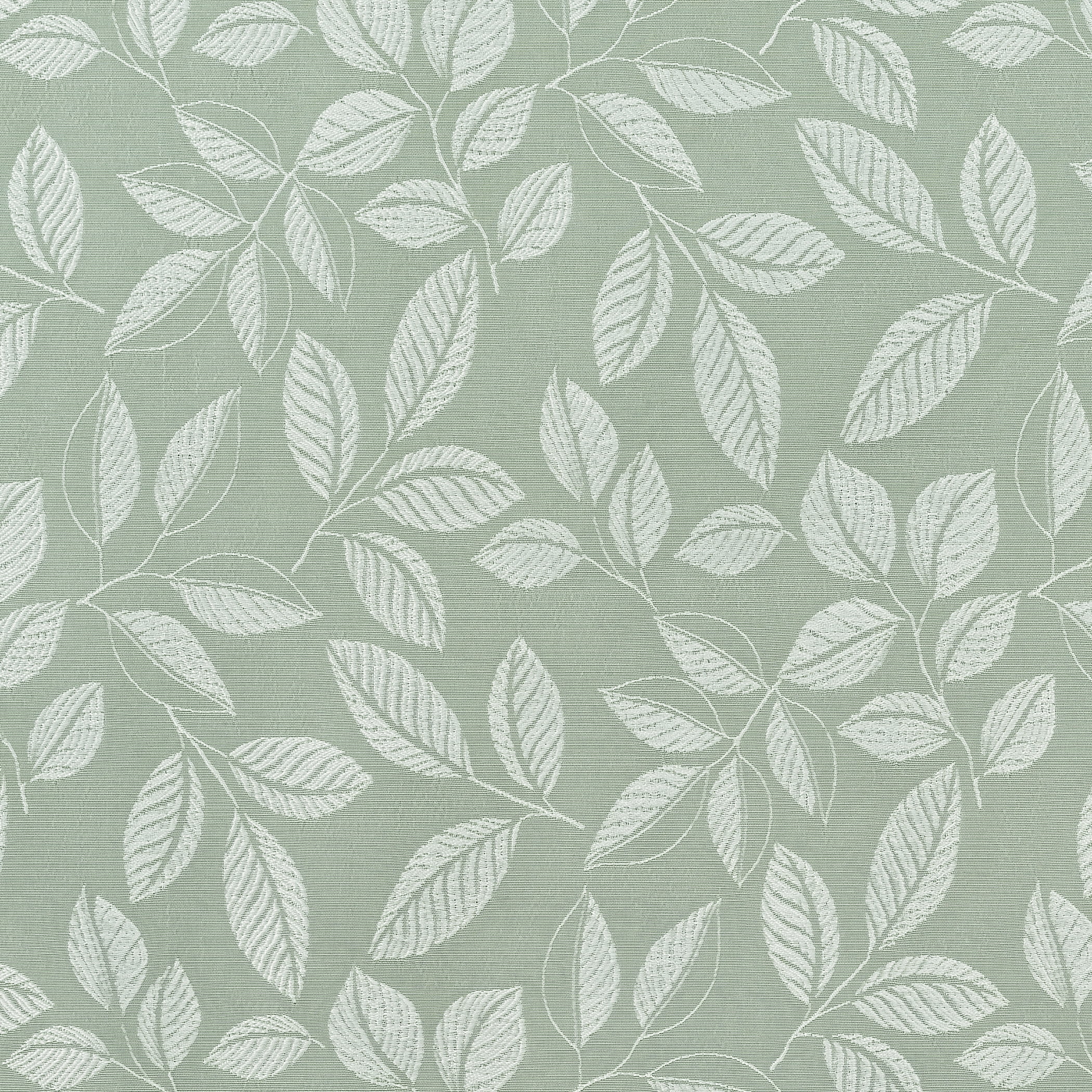 Sun Zero Satti Embroidered Leaf 100% Blackout Grommet Curtain Panel, 40"X84", Sage Green