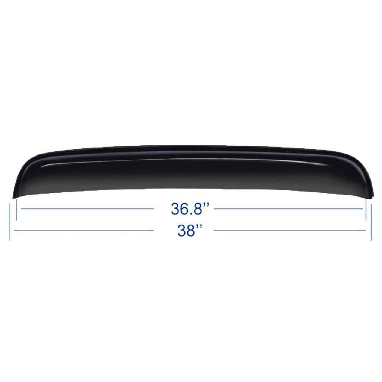 EGOESWELL RN98 38" Sun Roof Wind Deflector, Acrylic Auto Sunroof Wind Guard, Car Moonroof Window Visor, Sun Shade, Wind Noise Reducer, Rain Guard, 1PC