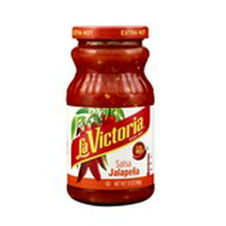 La Victoria Salsa, Extra Hot Red Jalapeno, 12 Oz