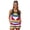 Flag of Antigua and Barbuda, variant on Plus Size Tankini Set Tankini Swimsuit for Women 2 Piece Tank Top with Boy Shorts Pockets Modest Sporty Bathing Suit Loose Fit Swimwear, Flag of the Dominican Republic