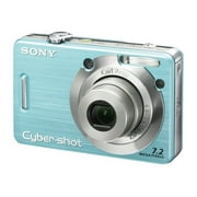 Sony Cyber-shot DSC-W55/L - Digital camera - compact - 7.2 MP - 3x optical zoom - Carl Zeiss - caribbean blue