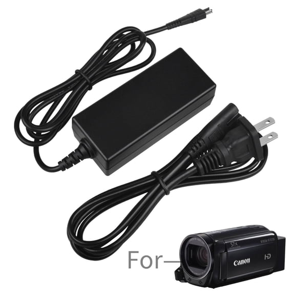 K-MAINS AC Adapter Charger Compatible With VIXIA HF R700 Camcorder Power Cord Cable