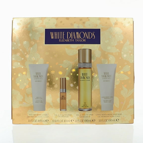White Diamonds 3.3 Eau De Toilette Spray by Elizabeth Taylor Gift Set for Women