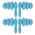 thumbnail image 1 of EeaseCA 2 Pairs Sound-proof Earplugs Waterproof Earbuds Creative Hearing Protector for Sleeping Bathing Studying Blue, 1 of 7