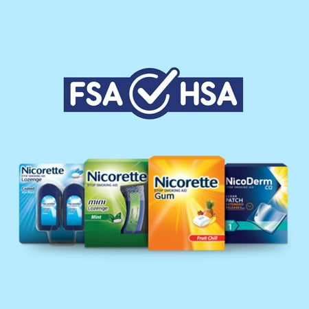 Nicorette Nicotine Gum, Stop Smoking Aids, 4 Mg, Cinnamon Surge, 100 Count