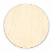 Hello Hobby Unfinished Wood Circle, 5 in. x 0.5 cm, 0.07 lbs, Perfect for DIY Projects & Decor
