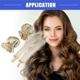 thumbnail image 3 of Vocoste 4 Pcs Heatless Hair Curler Satin Heatless Curling Rod Headband with Hair Cap Set for All Hair Types Beige, 3 of 7