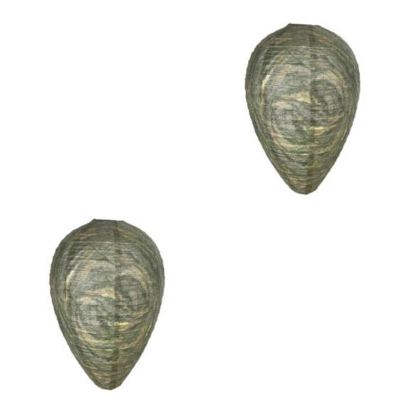 VONKY Waterproof Wasp Nest Decoy Bee Decoy Deterrent for Home Garden Outdoors Long-lasting and Reliable Jasper waterproof 8.7x11 Inch 2Set