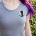 thumbnail image 2 of Affenpinscher Puppy Dog with Tie Pinback Button Pin, 2 of 5