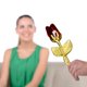 thumbnail image 2 of Mini rosa roja de cristal eterna | Rosa artificial de cristal artesanal | Regalo Feng Shui duradero para bodas | Decoración para aniversarios, cumpleaños, hogar y oficina, 2 of 5