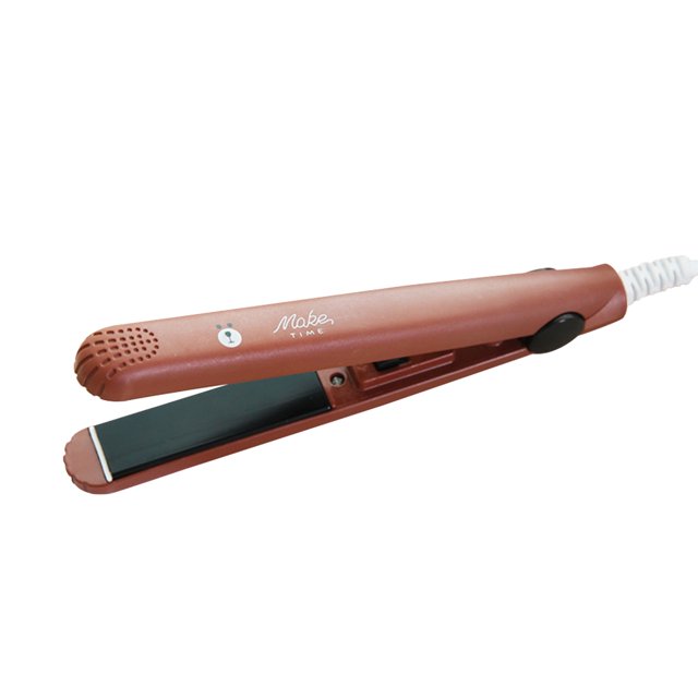 Seitruly Mini alisador de pelo, plancha plana de cerámica, alisador de pelo, rizador eléctrico termostático seco y húmedo, herramientas de estilismo Cuidado del cabello Café Seitruly CE000861-07