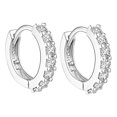 thumbnail image 1 of Pendientes de clip para mujeres y niñas, de cobre, con diamantes de imitación, accesorio de joyería para citas, 1 of 12