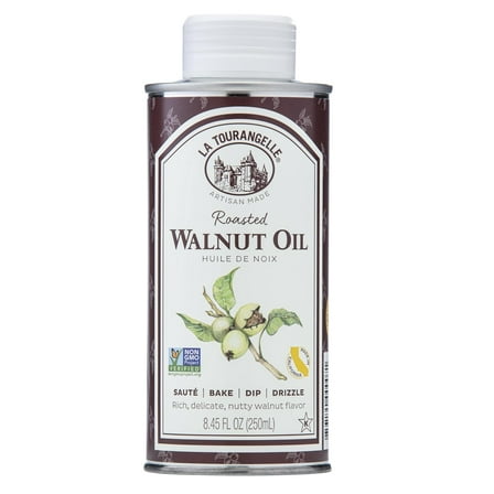 Pack of 6, La Tourangelle Roasted Walnut Oil, 8.45 oz