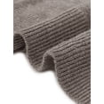 thumbnail image 5 of INSPIRE CHIC V Neck Sweater for Women's Casual Long Sleeve Lightweight Pullover Soft Knitted Tops M Brown, 5 of 6