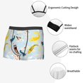 thumbnail image 3 of Yiaed Japanese Carps Print Men's Soft Cotton Boxer Shorts Breathable Boxers Underwear Moisture-Wicking Underwear Stretch Boxer Briefs for Man-X-Large, 3 of 5