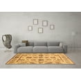 thumbnail image 3 of Ahgly Company Indoor Square Abstract Brown Modern Area Rugs, 5' Square, 3 of 4