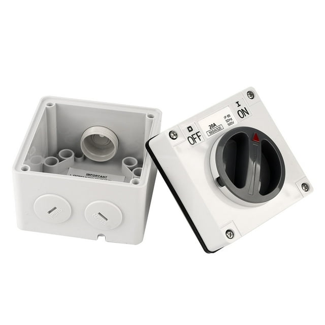 Outdoor Waterproof Switch Socket with Safety Lock Hole High Strength and Impact Resistance, for Better Waterproof