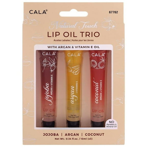 LIP OIL TRIO: JOJOBA, ARAGON, COCONUT