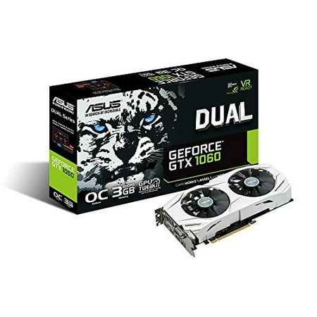 ASUS GeForce GTX 1060 3GB Dual-Fan OC Edition Graphics Card