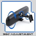 thumbnail image 2 of RIONIMA 10" Rear View Mirror, Day Night Interior RearView Mirror Compatible With Most Car, 2 of 6