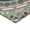 thumbnail image 3 of Addison Rugs Chantille Indoor/Outdoor Transitional Geometric Taupe Machine Washable Rectangle Rug, 10' x 14', 3 of 8