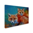 thumbnail image 2 of Trademark Fine Art 'Red Foxes' Canvas Art by Marion Rose, 2 of 3