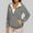 Gray, variant on Women's Lightweight Rain Jackets Hooded Outdoor Windproof with Pockets Fall Essential​​