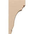 thumbnail image 3 of 9"W x 9"D x 18"H Wide Pescadero Rough Cedar Woodgrain TimberThane Corbel, Primed Tan, 3 of 6