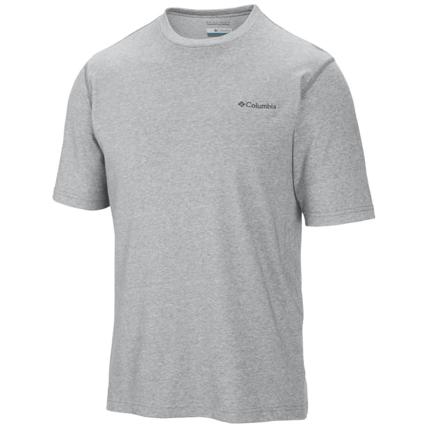Camiseta básica técnica Thistletown Columbia para hombre gris grande