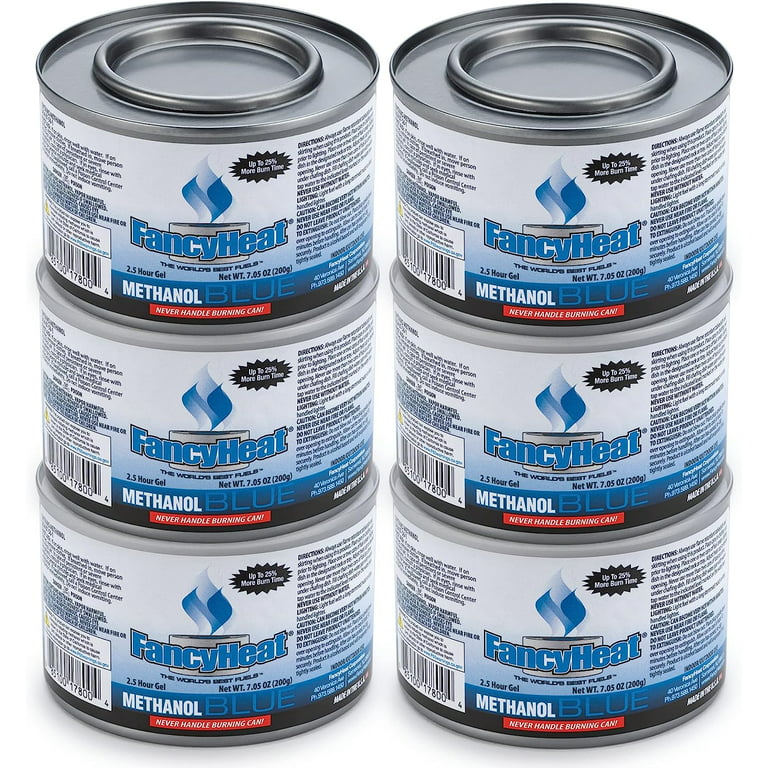 Food Warmer Gel Cans for Chafing Dish (Set of 6 Gel Warming Cans) - Food  Warmers for