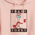 thumbnail image 3 of Toy Story 4 - Type Block Forky - Juniors Cropped Pullover Hoodie, 3 of 5