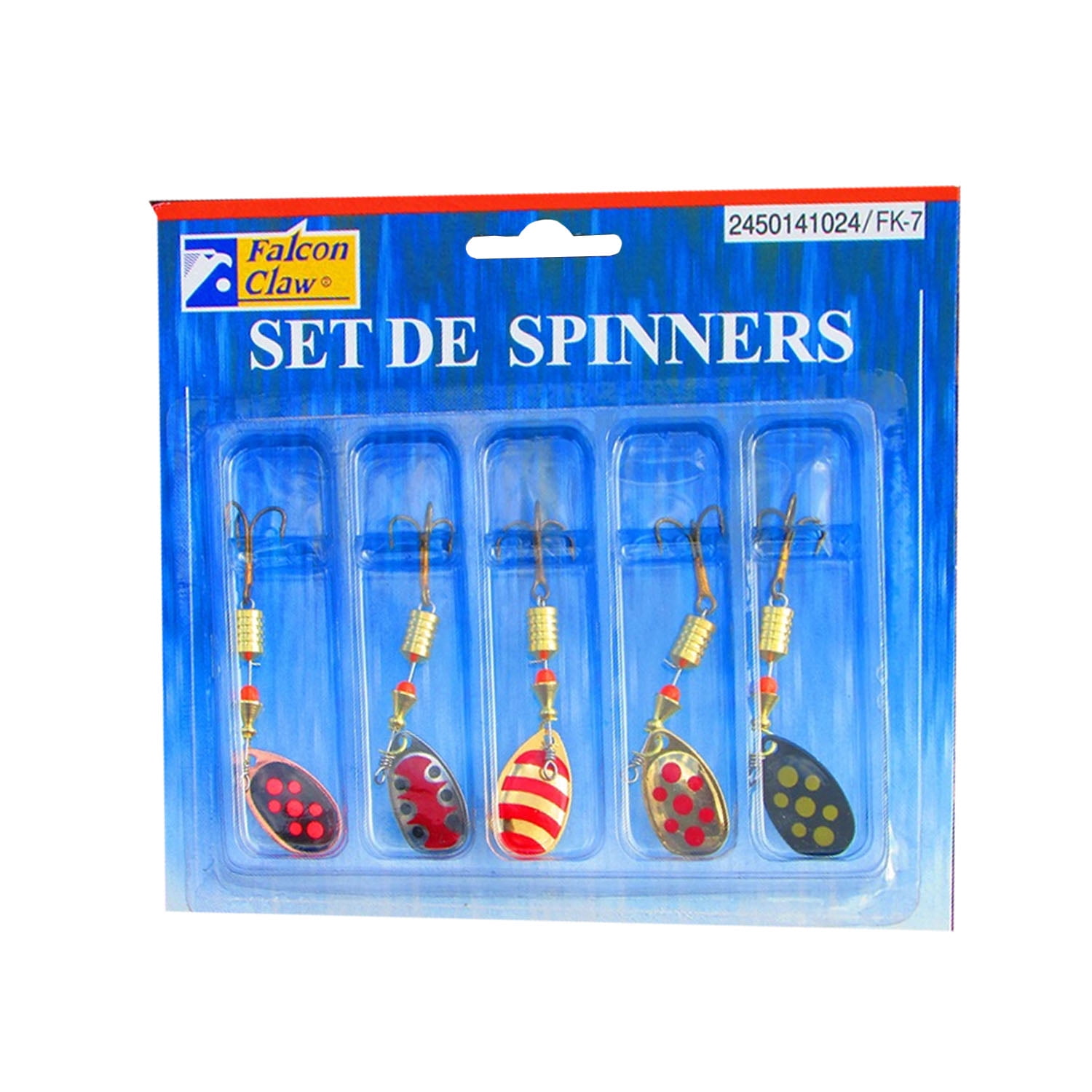 Set De Spinners Fk-7 Pesca