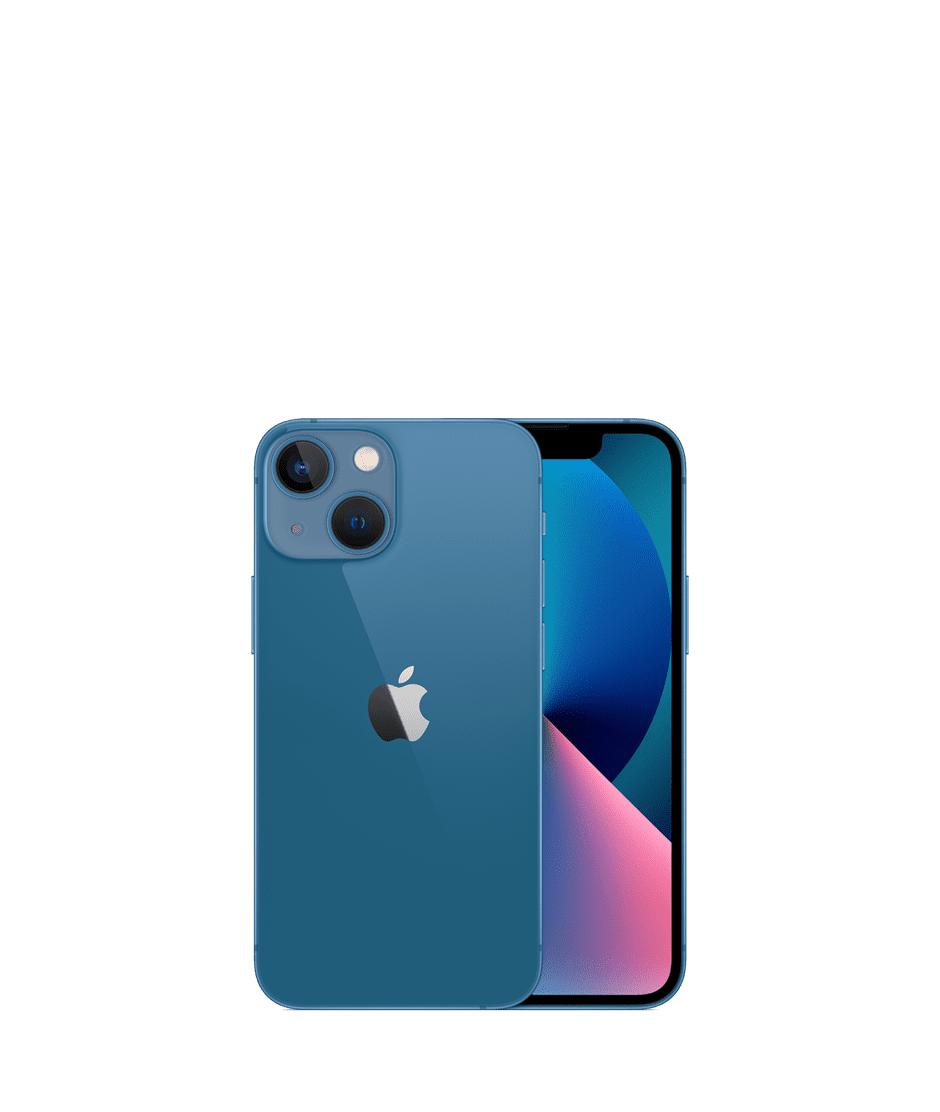 Restored Apple iPhone 13 Mini - Carrier Unlocked - 256GB Blue (Refurbished)  