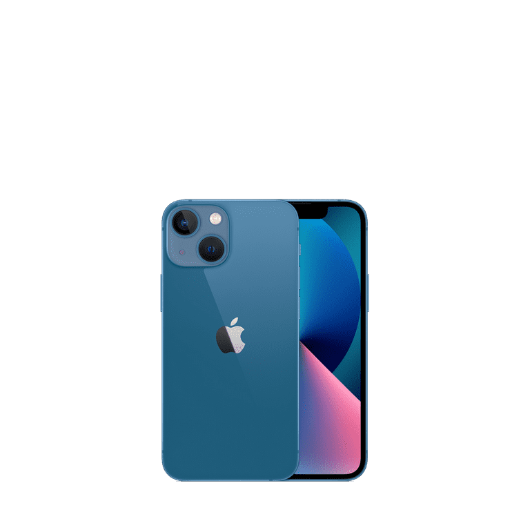 Restored Apple iPhone 13 Mini - Carrier Unlocked - 256GB Blue (Refurbished)