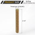 thumbnail image 2 of 16 Pack Fully All Threaded Rod 5/16" Thread, 2-1/4" Length, Thread Screw, 2 of 5