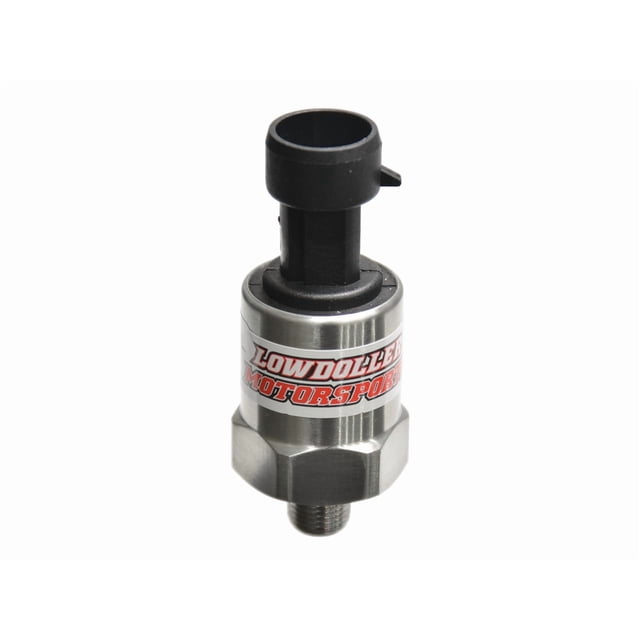 Sensor de presión Lowdoller Motorsports 100 PSI para combustible, aceite y refrigerante