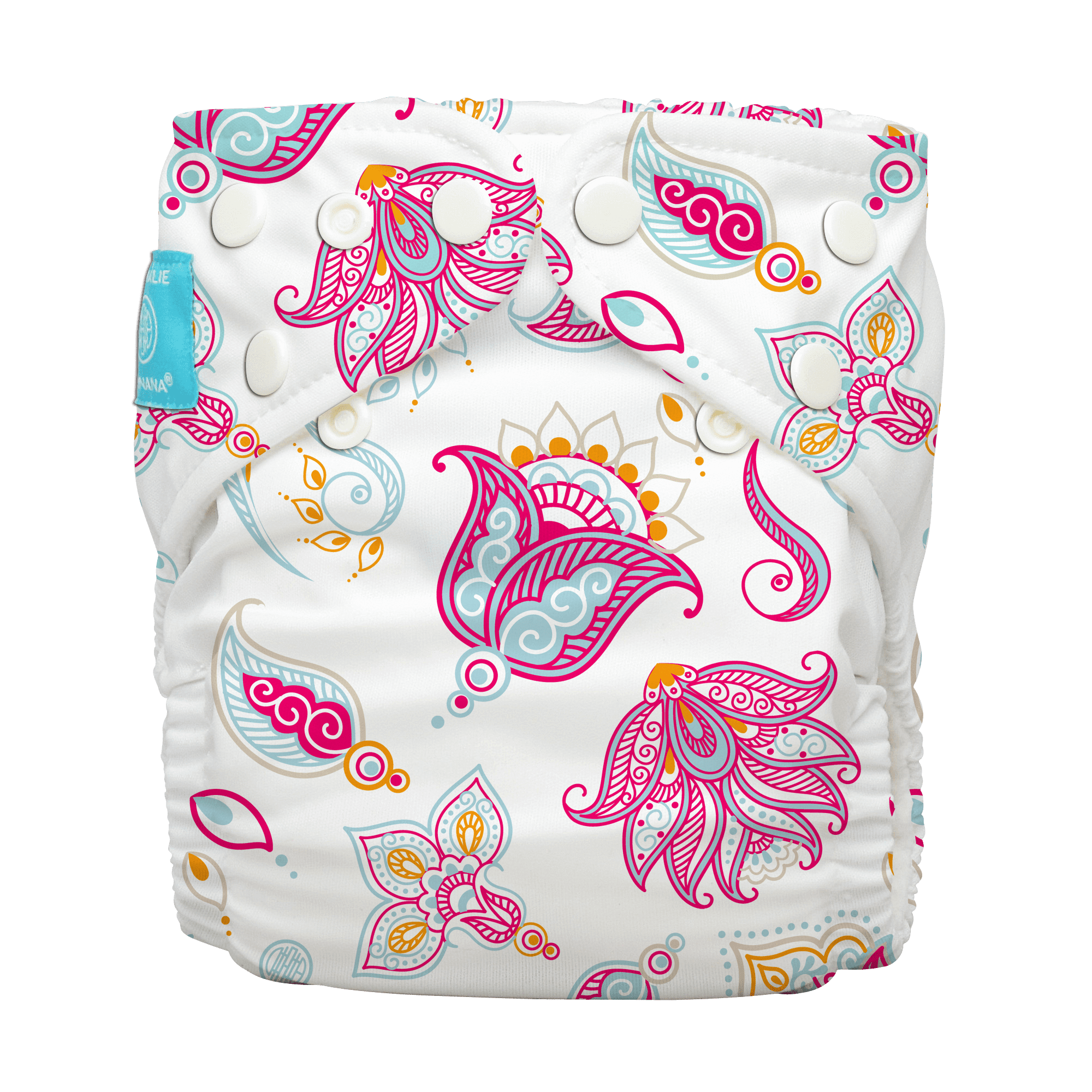 REUSABLE MULTIUSE WET BAG FOR CLOTH NAPPY/DIAPER SWIMMERS PINK MERMAIDS 
