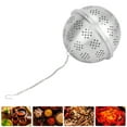 thumbnail image 4 of Ball Seasoning Ball, Ball Tea Strainer, Strong Texture Uniform Mesh, Dense And Dense Hygienic And Healthy Rotating Lock Design For Spices Tea XXL, 4 of 8