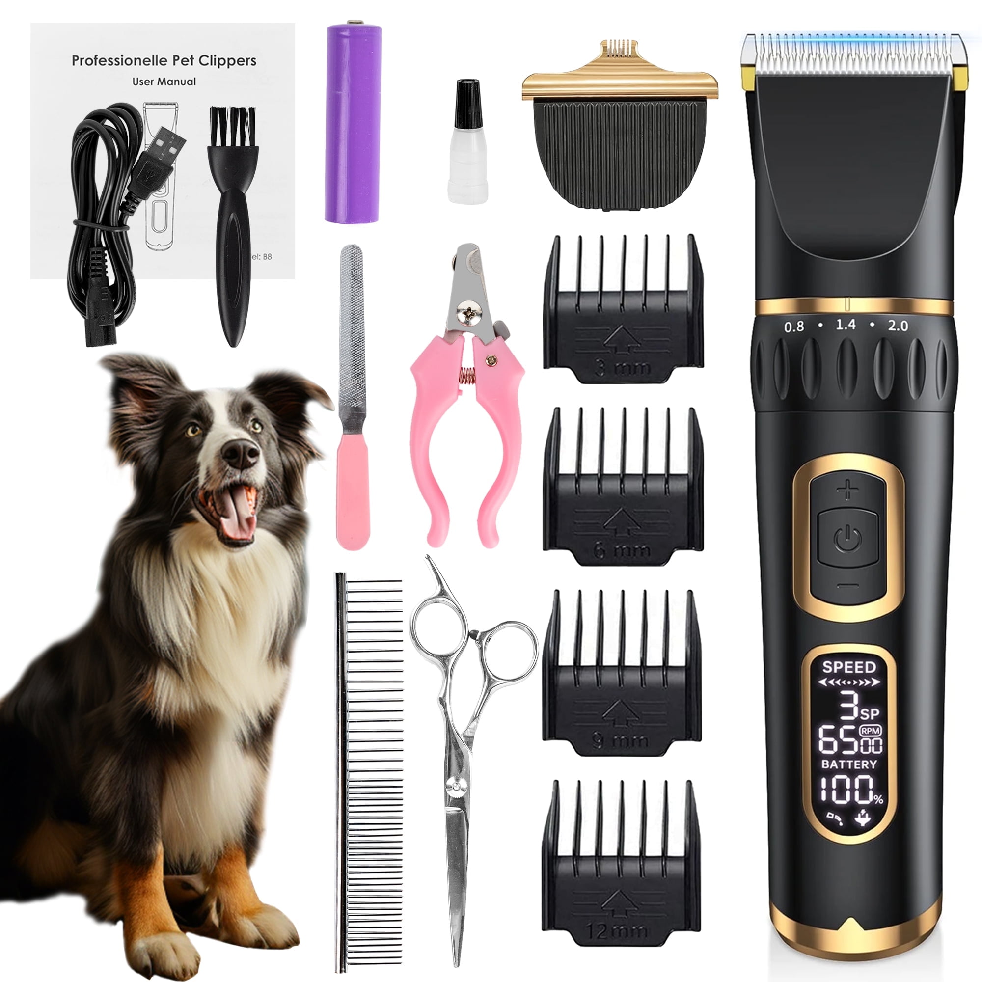 Hair clippers for dogs walmart hotsell