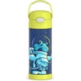 thumbnail image 1 of Thermos Stainless Steel Funtainer Bottle 14 oz Space Frog with Straw, 1 of 1