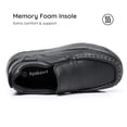 thumbnail image 4 of Apakowa Boys Loafers Slip On Dress Shoes Kids School Uniform Shoes, 4 of 7