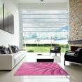 thumbnail image 7 of Ahgly Company Machine Washable Indoor Round Transitional Deep Pink Area Rugs, 4' Round, 7 of 7