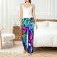 thumbnail image 4 of Fotbe Neon Free Play Pantalones de Pijama para Mujer, Pantalones de Dormir, Pantalones Pj con Cordón y Bolsillos-Large, 4 of 6