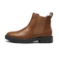 thumbnail image 2 of Botas Chelsea DREAM PAIRS DAB213 para mujer con tacón bajo en color marrón, 2 of 6