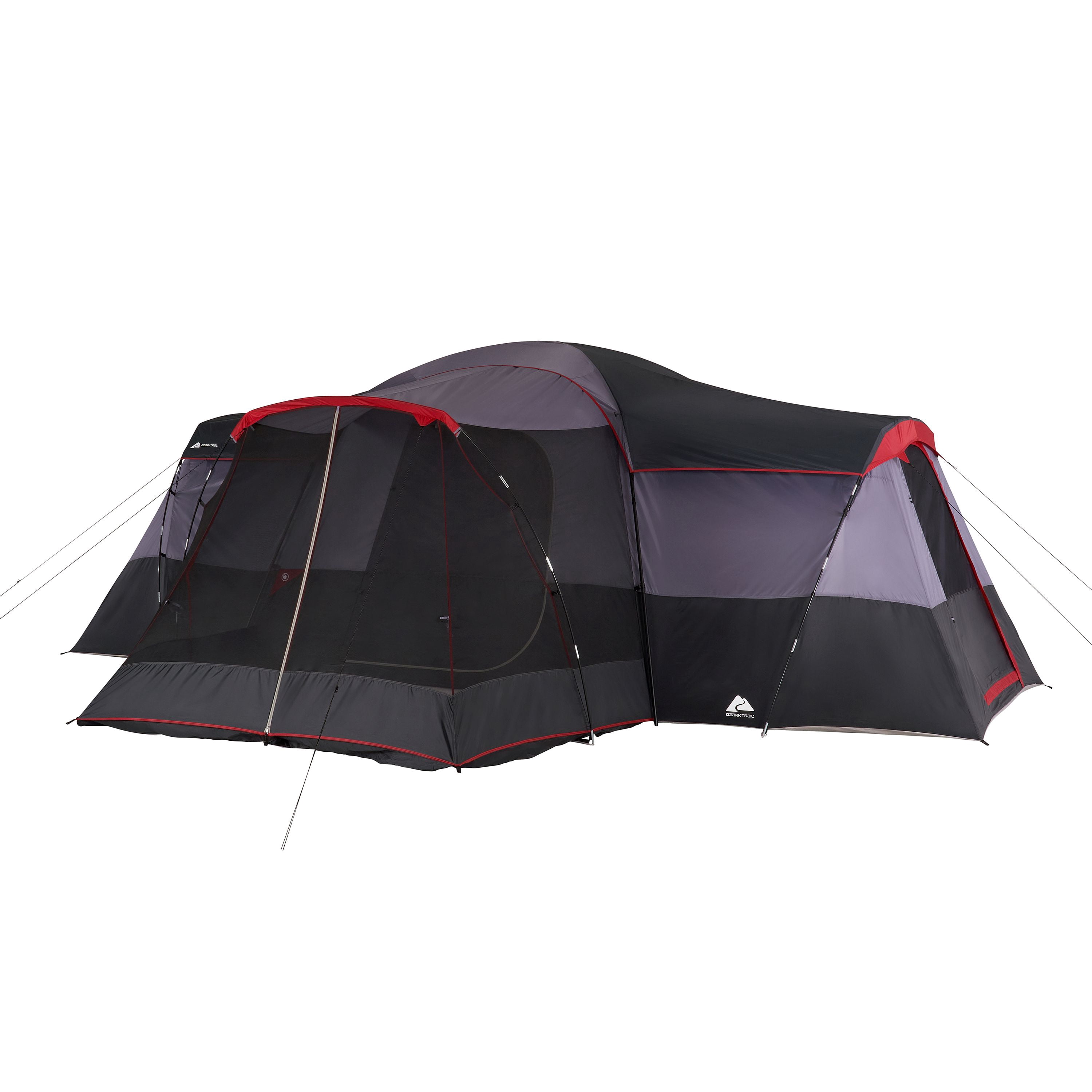 Ozark Trail 16-Person Family Camping Tent with 4 Rooms and Screen